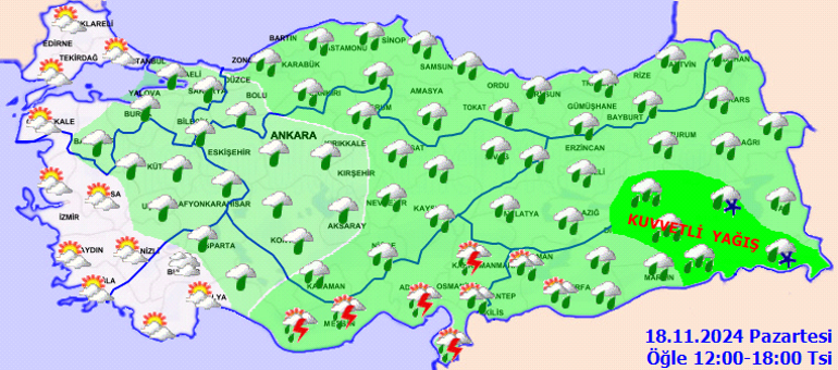 Doğu Karadeniz bölgesi hava durumu